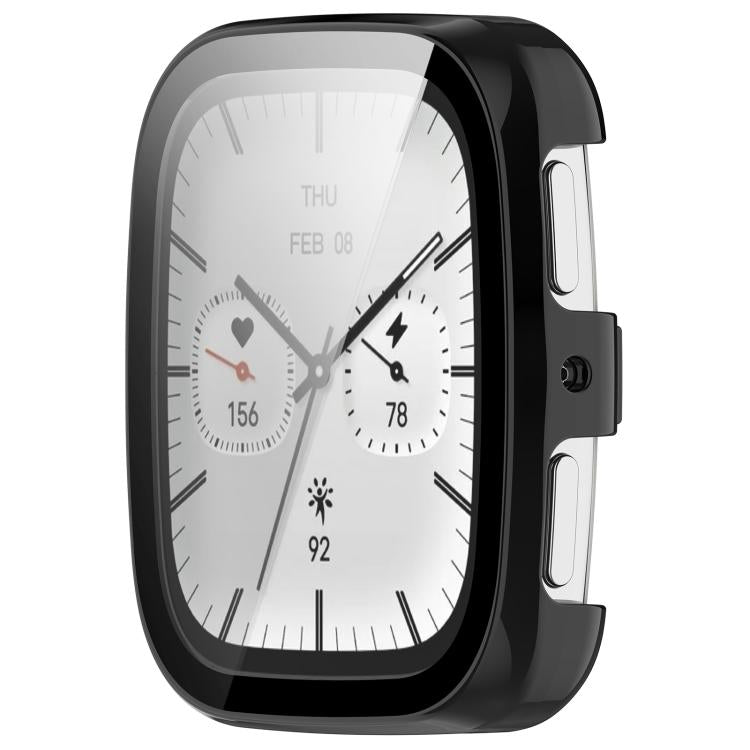 For Amazfit Active 2 Square Tempered Film Integrated PC Watch Protective Cover
