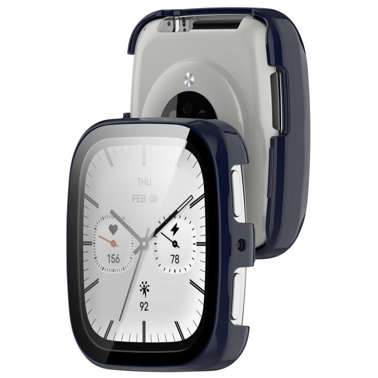 For Amazfit Active 2 Square Tempered Film Integrated PC Watch Protective Cover