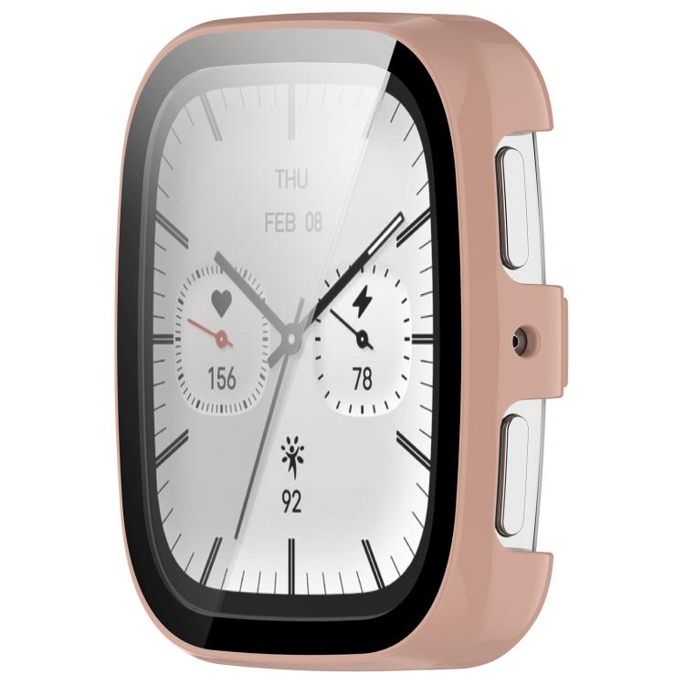 For Amazfit Active 2 Square Tempered Film Integrated PC Watch Protective Cover