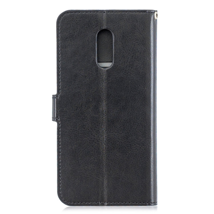 Crazy Horse Texture Horizontal Flip Leather Case for OnePlus 7, with Holder & Card Slots & Wallet & Photo Frame