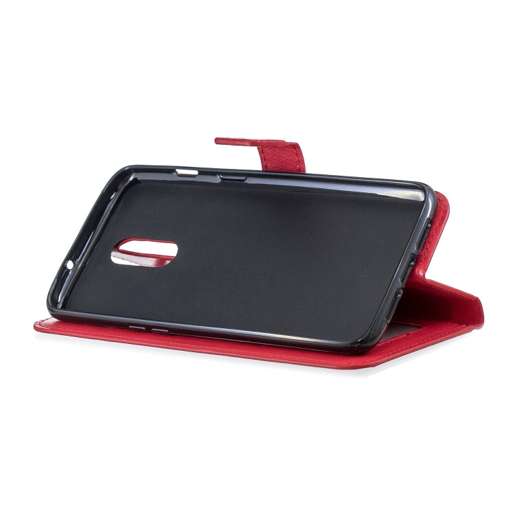 Crazy Horse Texture Horizontal Flip Leather Case for OnePlus 7, with Holder & Card Slots & Wallet & Photo Frame