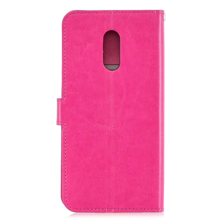 Crazy Horse Texture Horizontal Flip Leather Case for OnePlus 7, with Holder & Card Slots & Wallet & Photo Frame