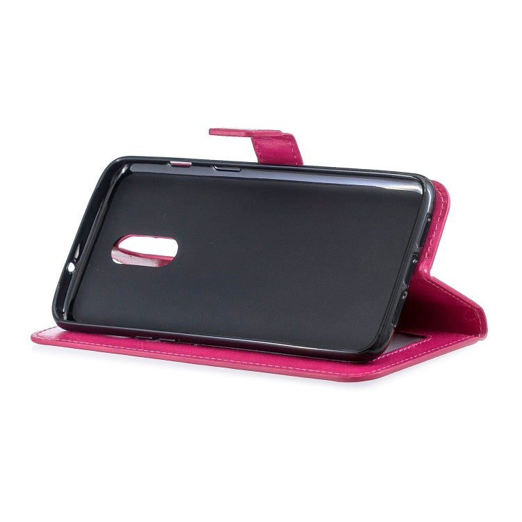 Crazy Horse Texture Horizontal Flip Leather Case for OnePlus 7, with Holder & Card Slots & Wallet & Photo Frame