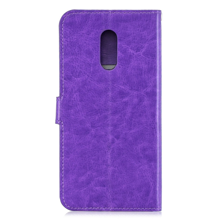 Crazy Horse Texture Horizontal Flip Leather Case for OnePlus 7, with Holder & Card Slots & Wallet & Photo Frame