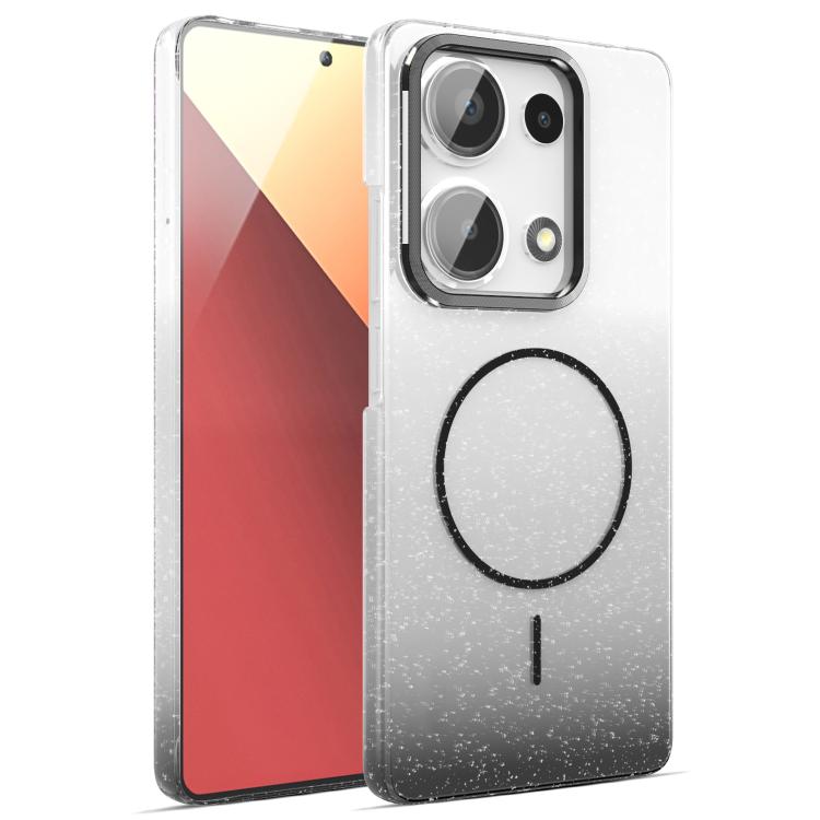 For Xiaomi Redmi Note 13 Pro 4G Gold Diamond Glitter Gradient MagSafe Shockproof Phone Case