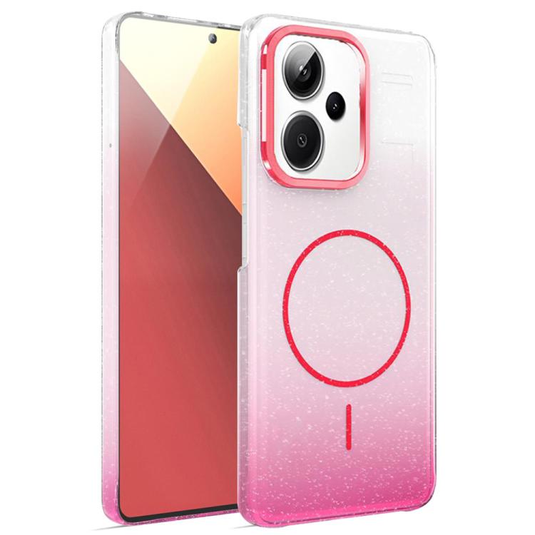 For Xiaomi Redmi Note 13 Pro 5G Gold Diamond Glitter Gradient MagSafe Shockproof Phone Case