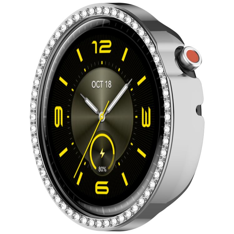 For Honor Watch Fit Elegant Single Row Diamond Half Coverage Hollow PC Watch Cover