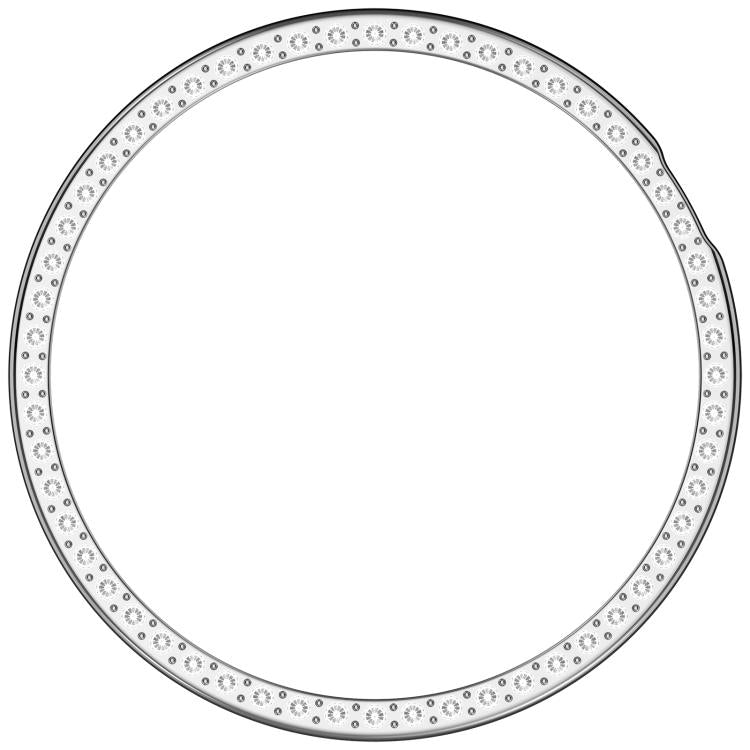 For Honor Watch Fit Elegant Single Row Diamond Half Coverage Hollow PC Watch Cover