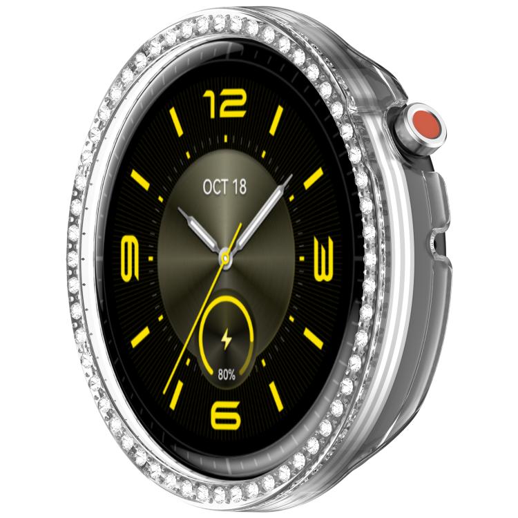 For Honor Watch Fit Elegant Single Row Diamond Half Coverage Hollow PC Watch Cover