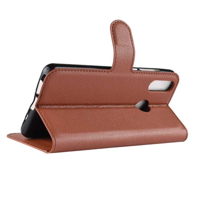 Litchi Texture Horizontal Flip Leather Case for Vodafone Smart X9 / VFD 820 , with Wallet & Holder & Card Slots