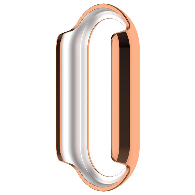 For Xiaomi Smart Band 10 / 10 NFC Single Row Diamond Half Coverage Hollow TPU Watch Cover