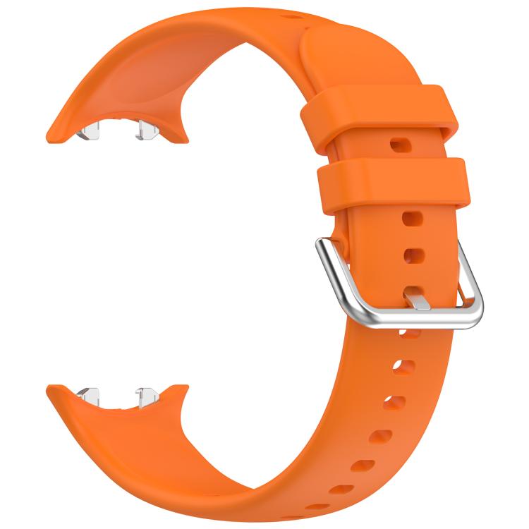 For Honor Watch GS 5 / Watch Fit Silver Buckle Solid Color Silicone Watch Band