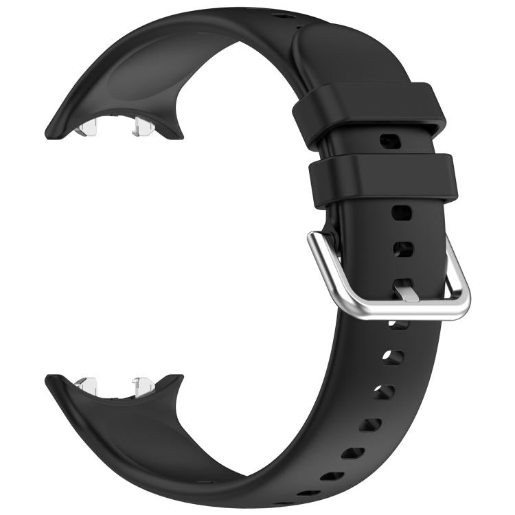 For Honor Watch GS 5 / Watch Fit Silver Buckle Solid Color Silicone Watch Band