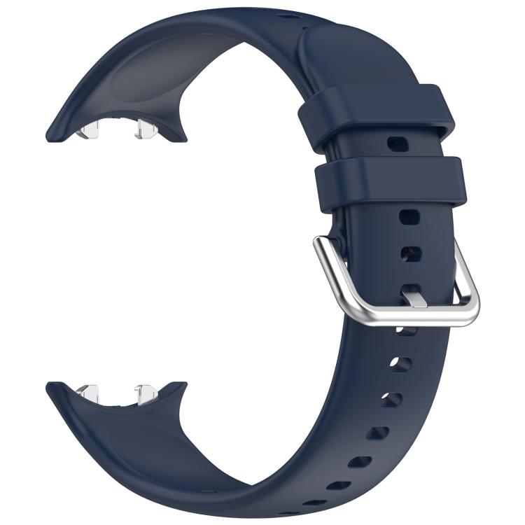 For Honor Watch GS 5 / Watch Fit Silver Buckle Solid Color Silicone Watch Band