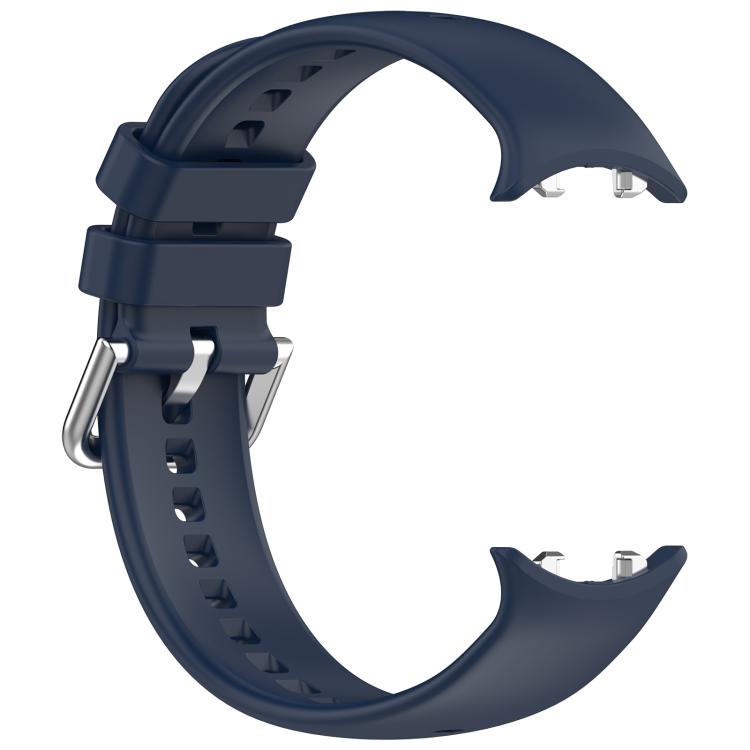 For Honor Watch GS 5 / Watch Fit Silver Buckle Solid Color Silicone Watch Band