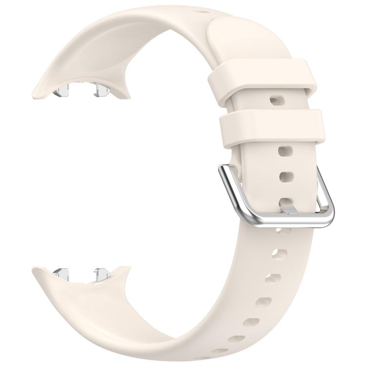 For Honor Watch GS 5 / Watch Fit Silver Buckle Solid Color Silicone Watch Band