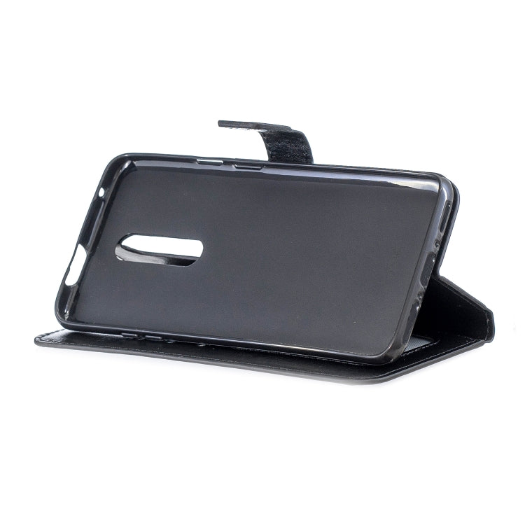 Crazy Horse Texture Horizontal Flip Leather Case for OnePlus 7 Pro, with Holder & Card Slots & Wallet & Photo Frame