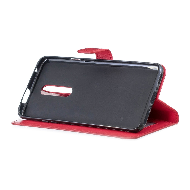 Crazy Horse Texture Horizontal Flip Leather Case for OnePlus 7 Pro, with Holder & Card Slots & Wallet & Photo Frame