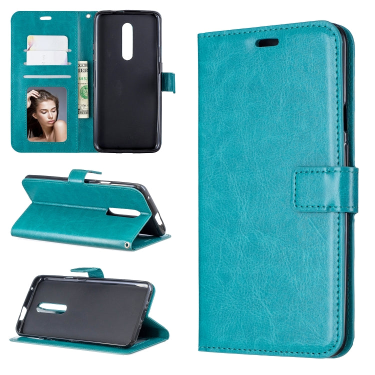 Crazy Horse Texture Horizontal Flip Leather Case for OnePlus 7 Pro, with Holder & Card Slots & Wallet & Photo Frame