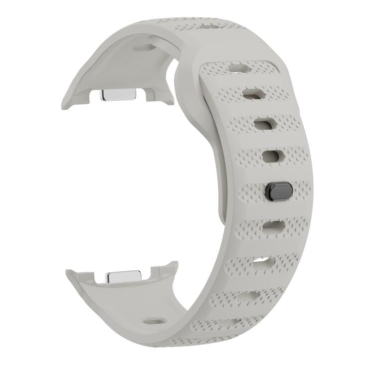 For Samsung Galaxy Watch8 / Watch8 Classic Dots Texture Black Buckle Silicone Watch Band