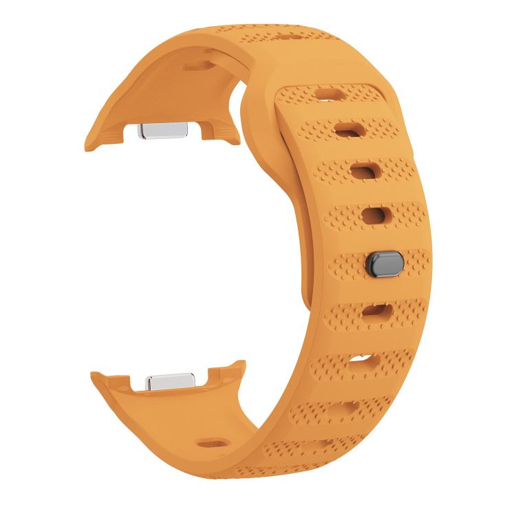 For Samsung Galaxy Watch8 / Watch8 Classic Dots Texture Black Buckle Silicone Watch Band