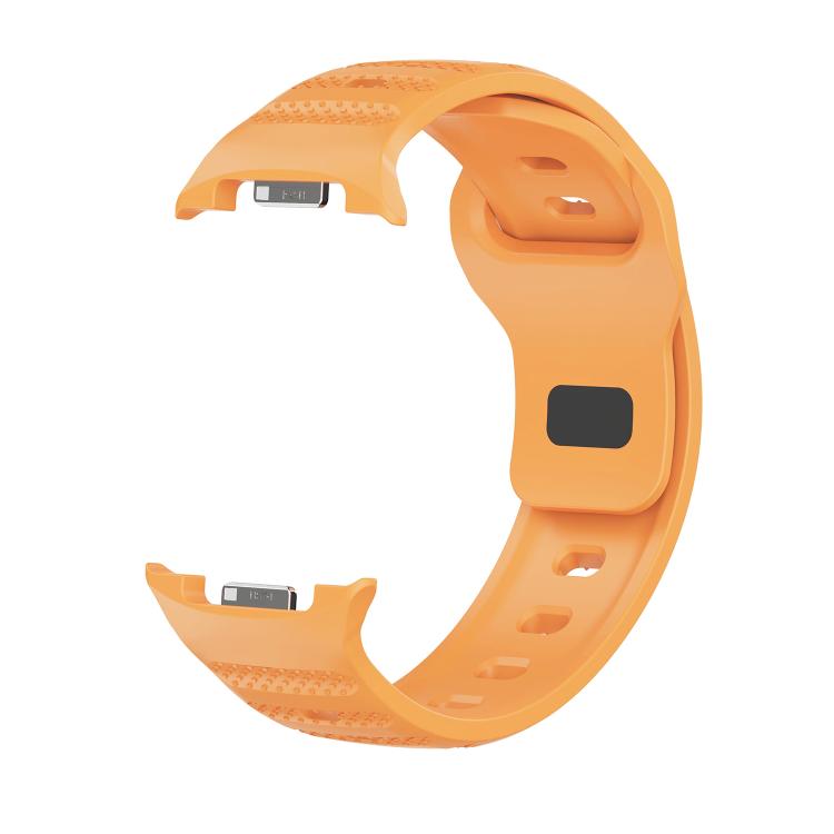 For Samsung Galaxy Watch8 / Watch8 Classic Dots Texture Black Buckle Silicone Watch Band