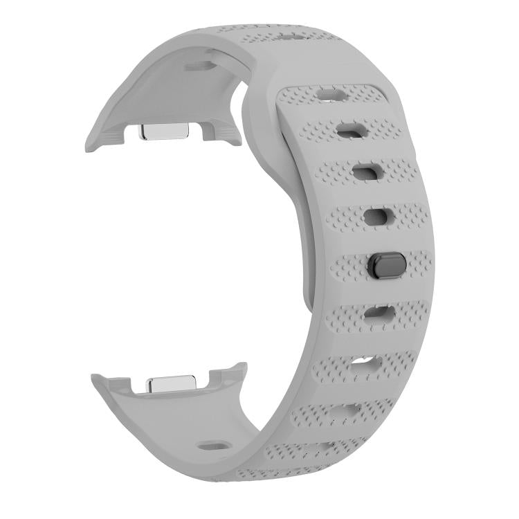 For Samsung Galaxy Watch8 / Watch8 Classic Dots Texture Black Buckle Silicone Watch Band