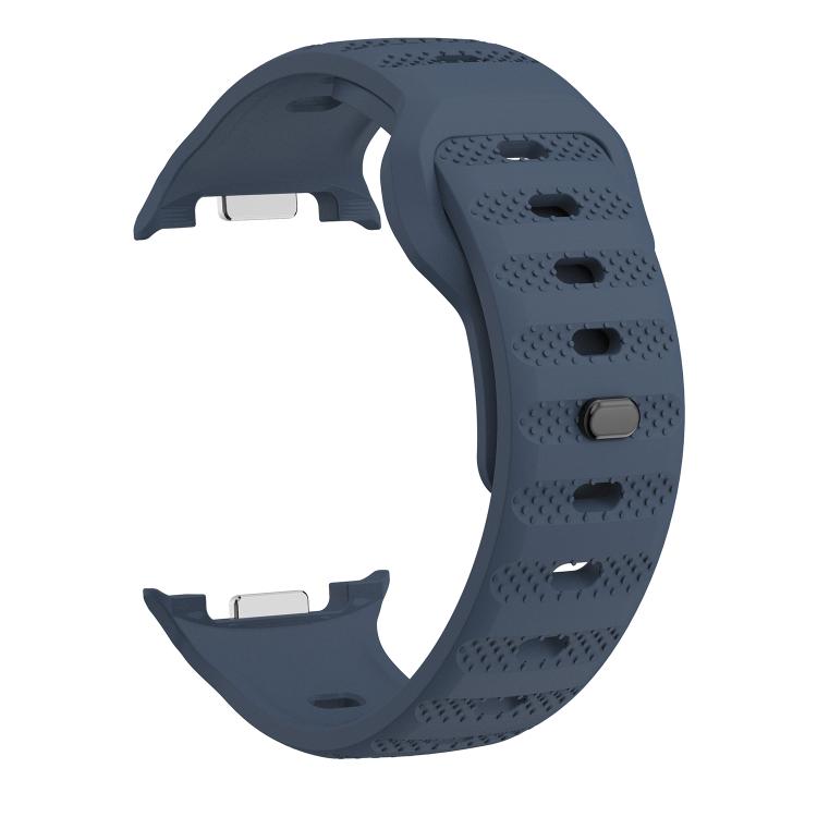 For Samsung Galaxy Watch8 / Watch8 Classic Dots Texture Black Buckle Silicone Watch Band