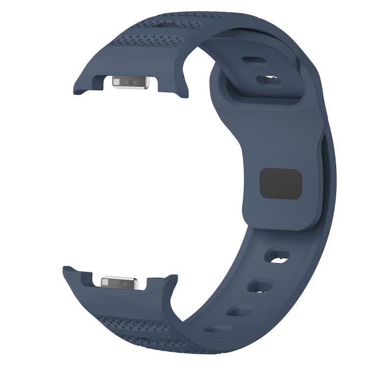For Samsung Galaxy Watch8 / Watch8 Classic Dots Texture Black Buckle Silicone Watch Band