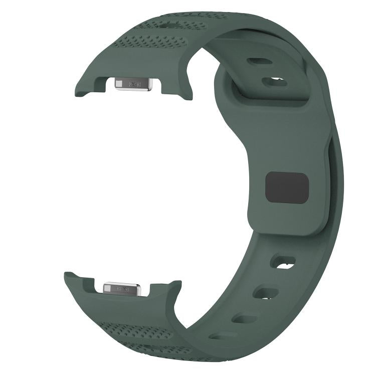 For Samsung Galaxy Watch8 / Watch8 Classic Dots Texture Black Buckle Silicone Watch Band