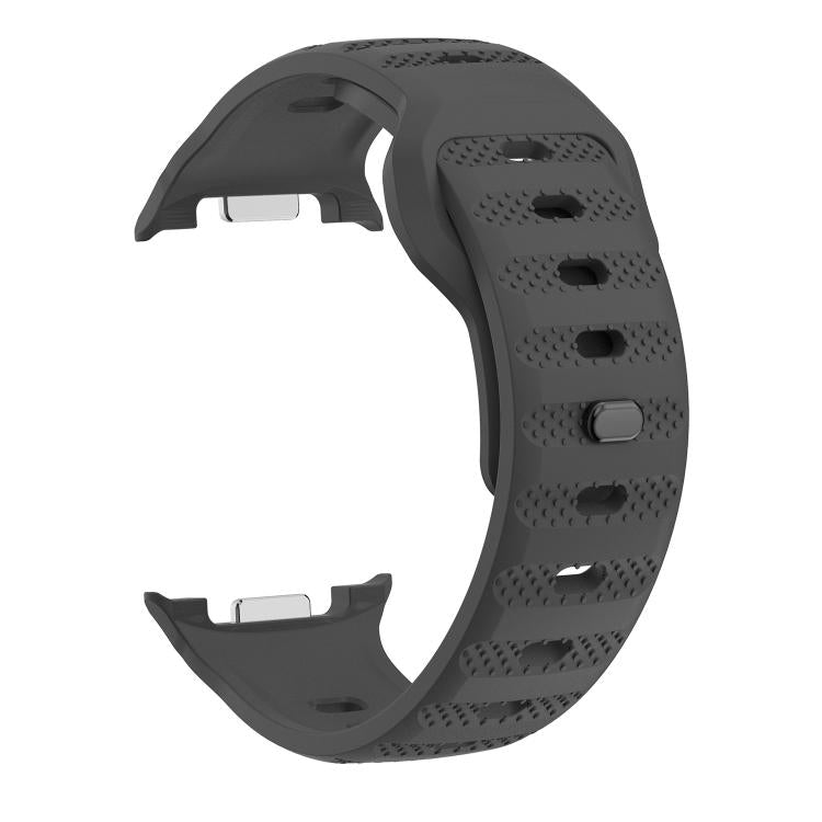 For Samsung Galaxy Watch8 / Watch8 Classic Dots Texture Black Buckle Silicone Watch Band