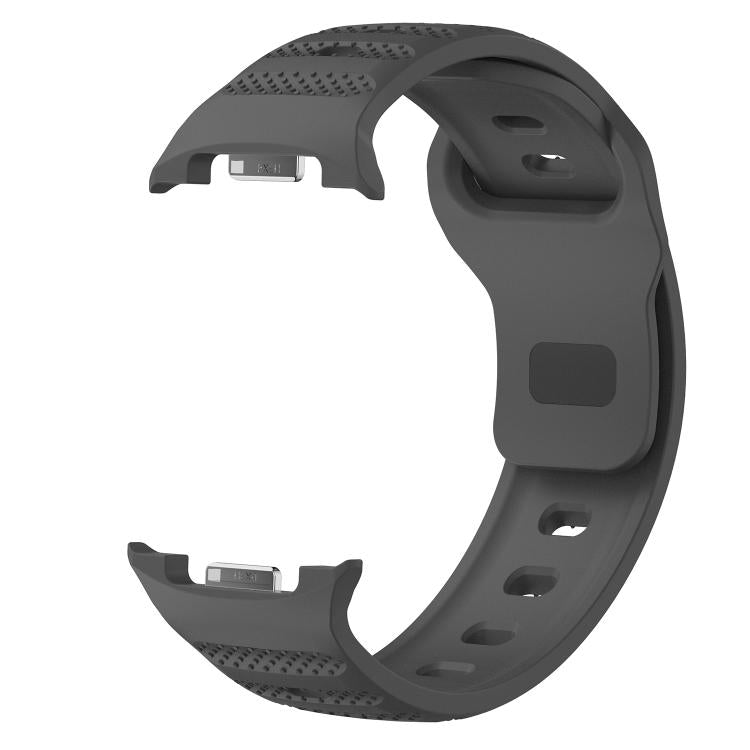 For Samsung Galaxy Watch8 / Watch8 Classic Dots Texture Black Buckle Silicone Watch Band