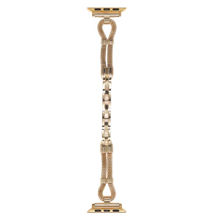 For Apple Watch 42mm / 41mm / 40mm / 38mm Copper Chain Metal Watch Band