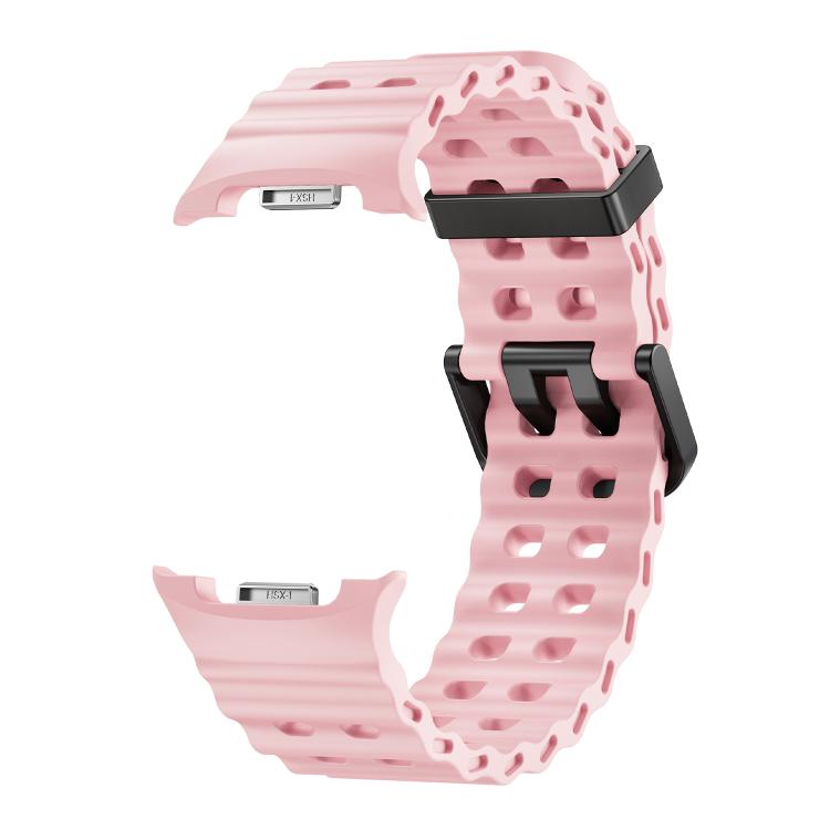 For Samsung Galaxy Watch8 / Watch8 Classic Ocean Style Quick Release Buckle Solid Color Silicone Watch Band