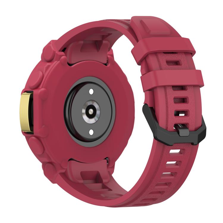 For Huami Amazfit T-Rex 2 Silicone Watch Cover Integrated Sport Silicone Watch Band