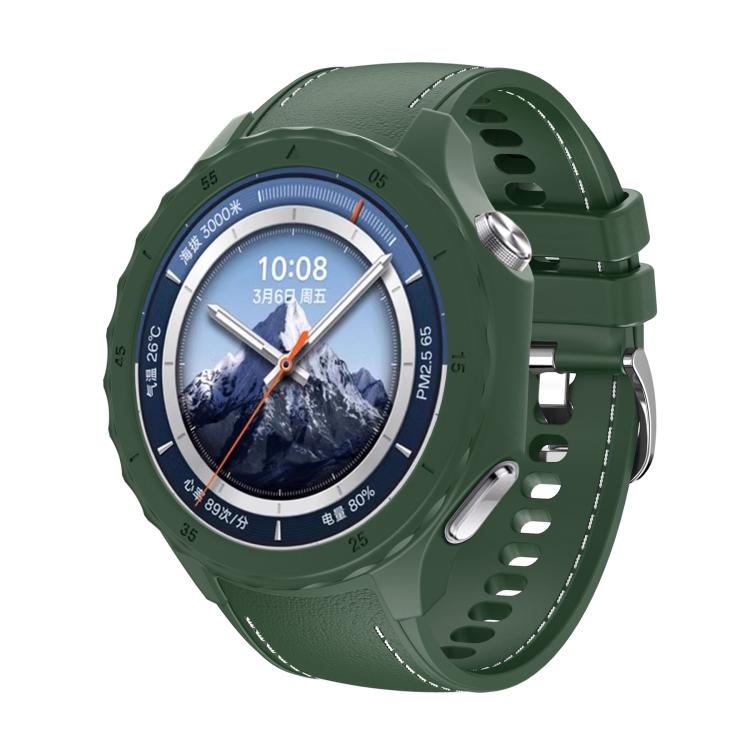 For OPPO Watch X2 Mini Silicone Watch Cover Integrated Stitched Silicone Watch Band