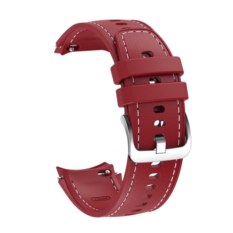 For OPPO Watch X2 Mini Stitched Silicone Watch Band