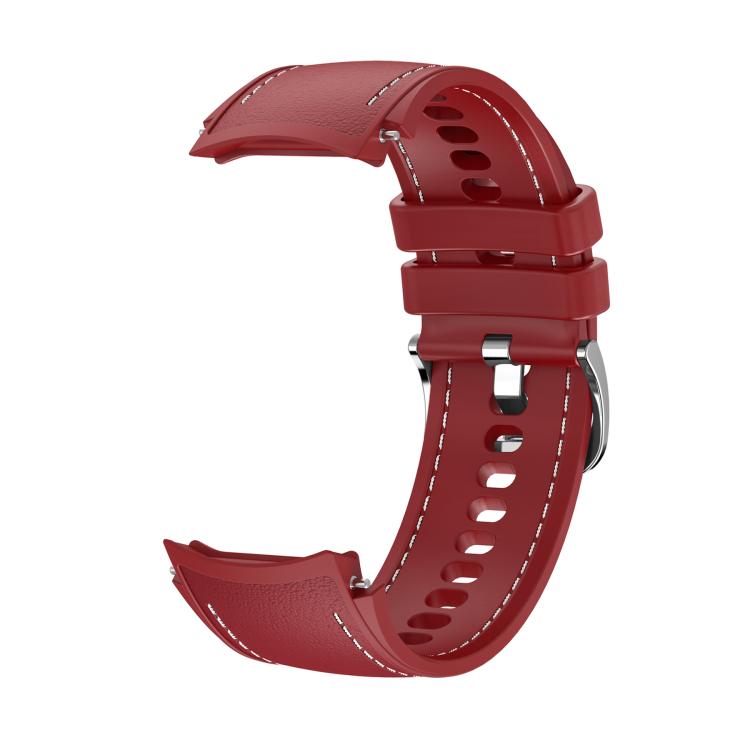 For OPPO Watch X2 Mini Stitched Silicone Watch Band