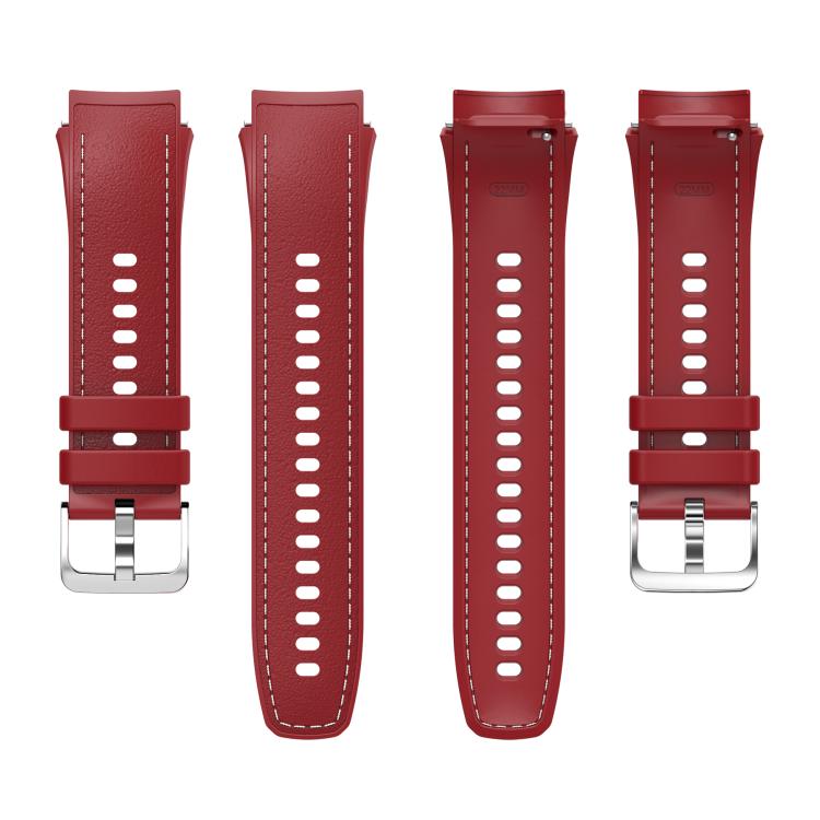 For OPPO Watch X2 Mini Stitched Silicone Watch Band