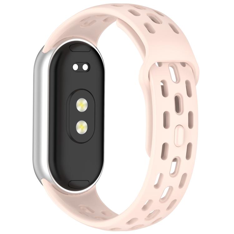 For  Xiaomi Smart Band 10 / 9 / 8 Honeycomb Hole Breathable TPU Watch Band