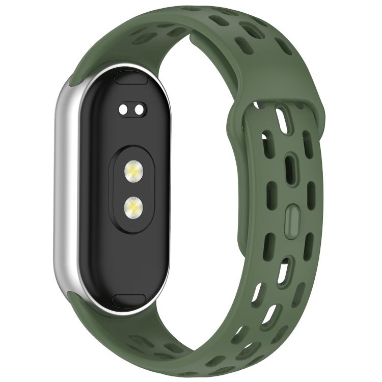 For  Xiaomi Smart Band 10 / 9 / 8 Honeycomb Hole Breathable TPU Watch Band