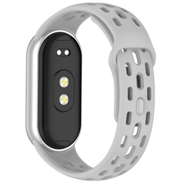 For  Xiaomi Smart Band 10 / 9 / 8 Honeycomb Hole Breathable TPU Watch Band
