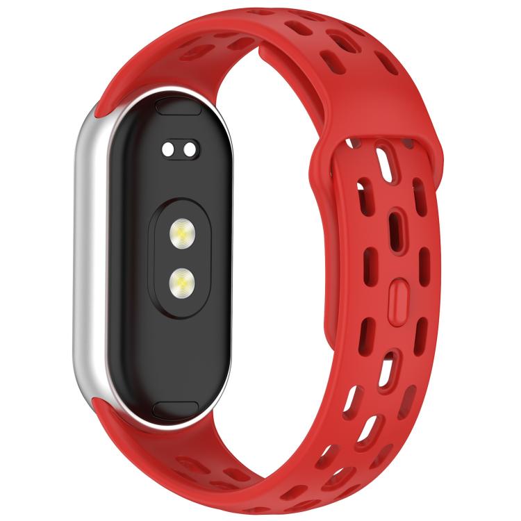 For  Xiaomi Smart Band 10 / 9 / 8 Honeycomb Hole Breathable TPU Watch Band