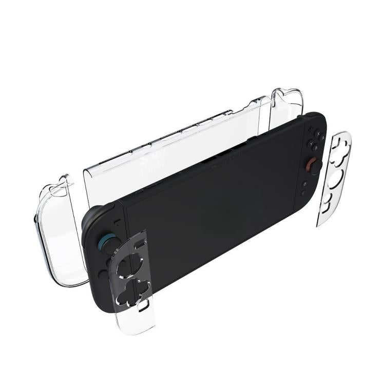 For Nintendo Switch 2  Game Console Split Full Cover Transparent PC Protective Case