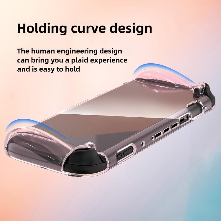 For Nintendo Switch 2 Game Consoles Transparent TPU Protective Case - Translucent Pink