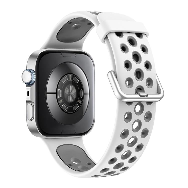 For Huawei Watch Fit4 Pro / Fit4 / Fit3 Round Holes Two Color Silicone Watch Band