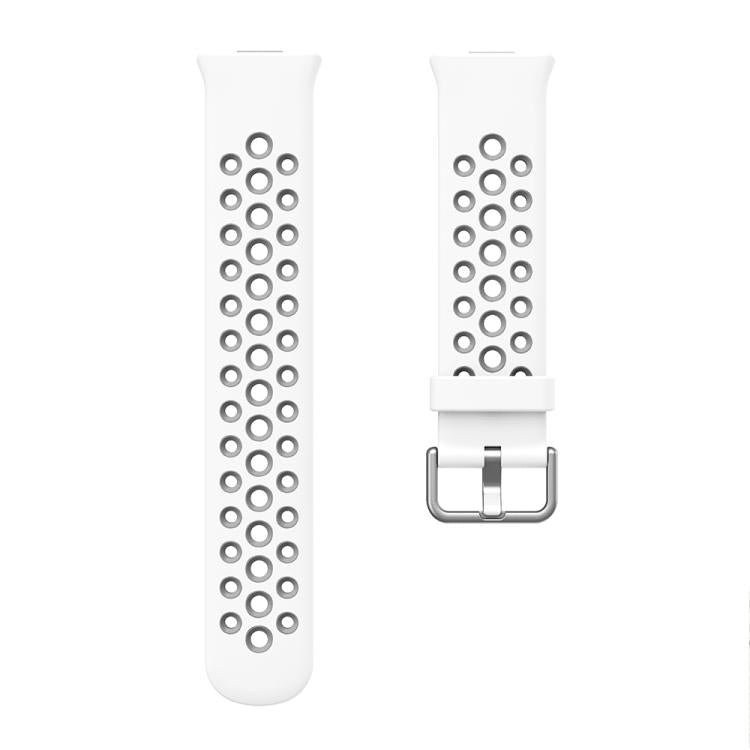 For Huawei Watch Fit4 Pro / Fit4 / Fit3 Round Holes Two Color Silicone Watch Band