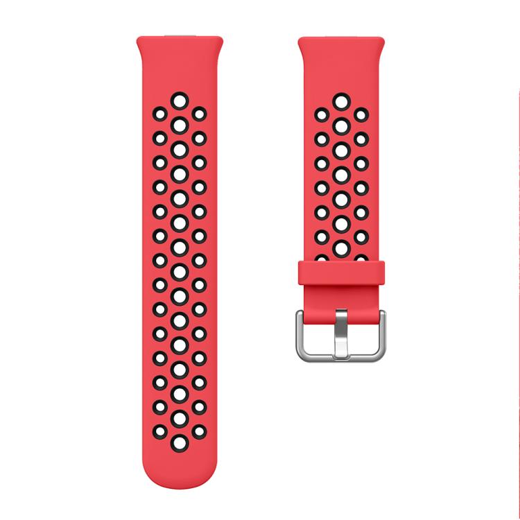 For Huawei Watch Fit4 Pro / Fit4 / Fit3 Round Holes Two Color Silicone Watch Band