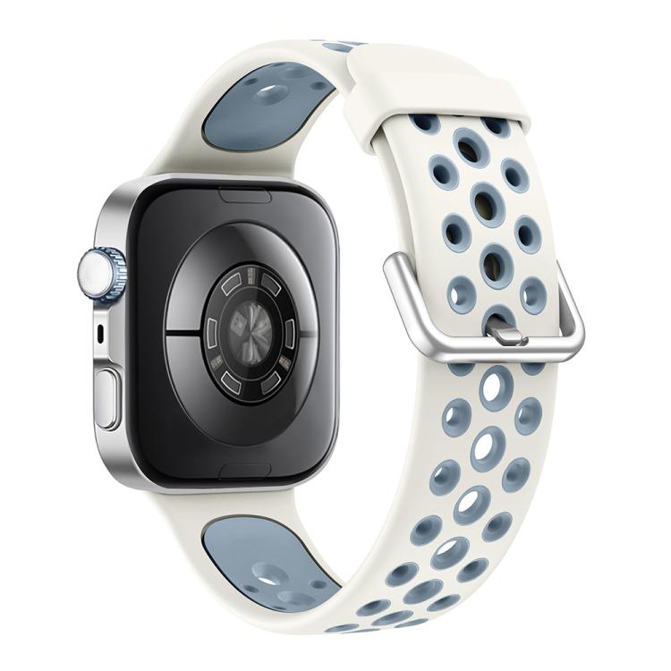 For Huawei Watch Fit4 Pro / Fit4 / Fit3 Round Holes Two Color Silicone Watch Band