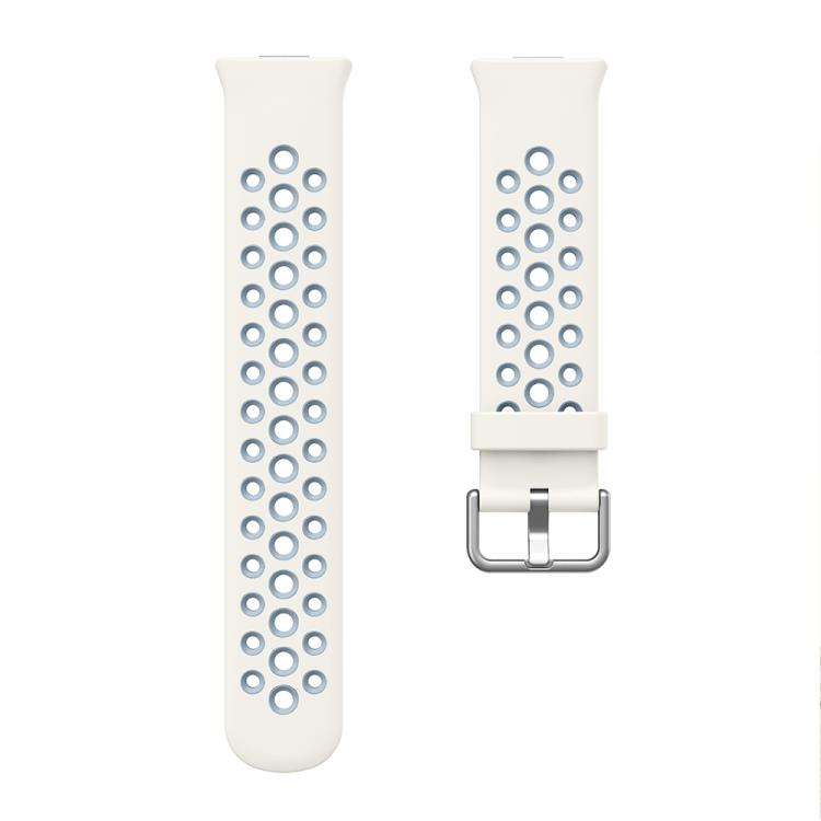 For Huawei Watch Fit4 Pro / Fit4 / Fit3 Round Holes Two Color Silicone Watch Band